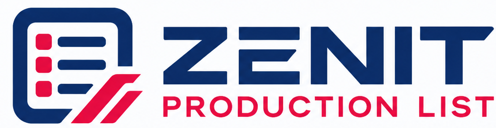 Zenit Production List